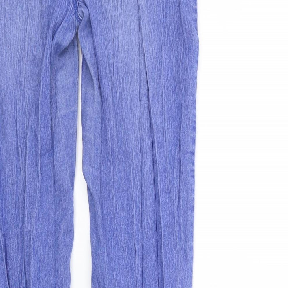 deniem co Womens Blue Skinny Jeans Size 12 L29 in