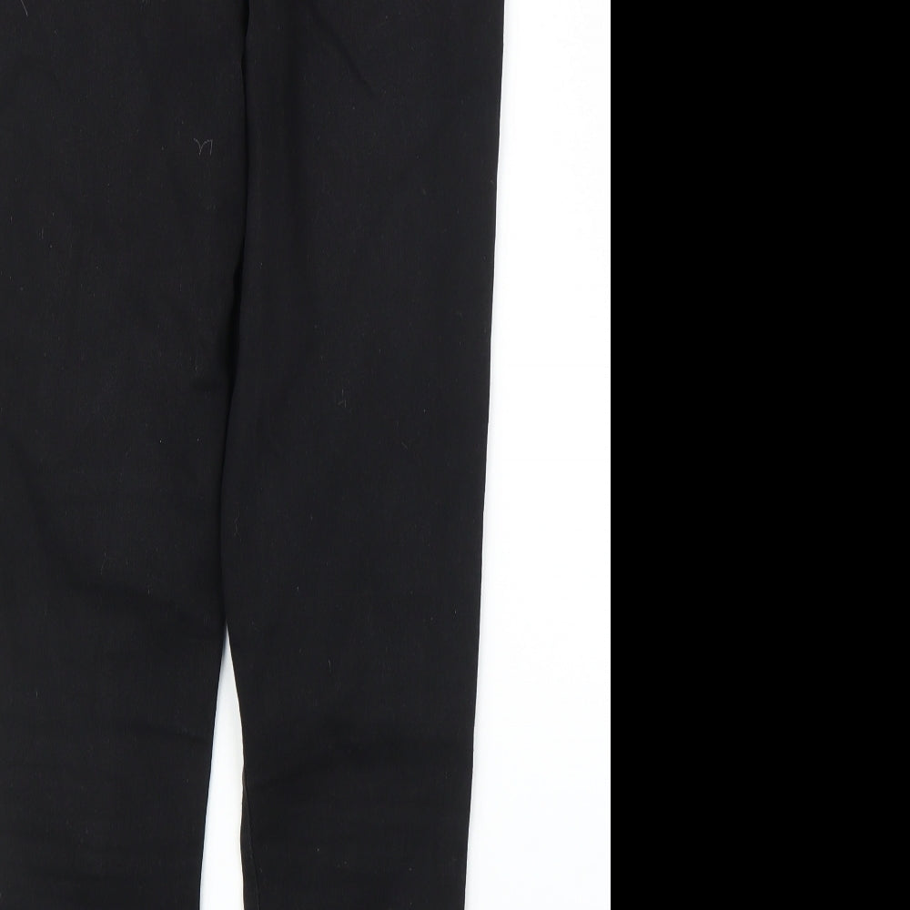 Boohoo Womens Black Denim Skinny Jeans Size 8 L23 in