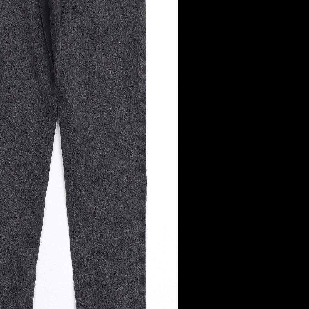 Dorothy Perkins Womens Grey Denim Jegging Jeans Size 8 L28 in