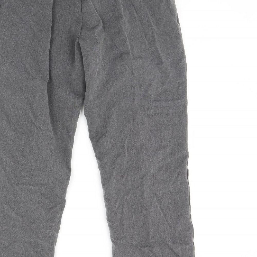BASSINI Boys Grey Dress Pants Trousers Size 14 Years