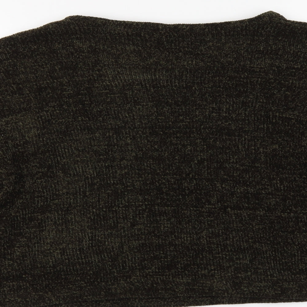 New Look Womens Green Pullover Jumper Size M