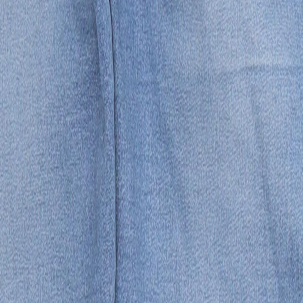 Preworn Womens Blue Denim Skinny Jeans Size 8 L26.5 in