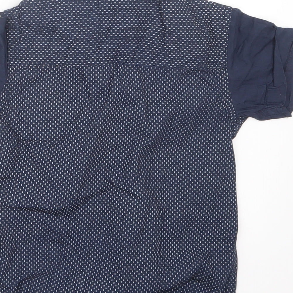 Rebel Boys Blue Basic Button-Up Size 2-3 Years
