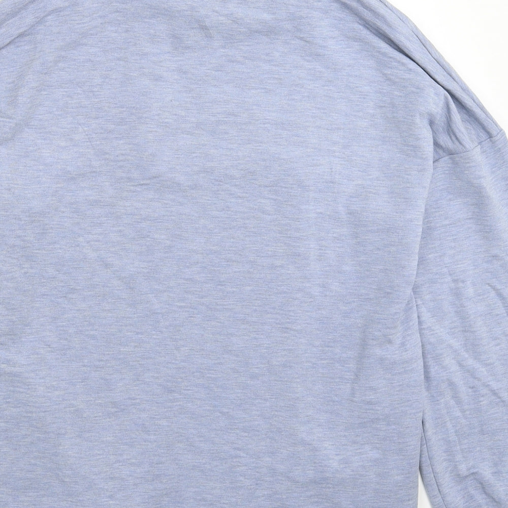 Marks and Spencer Womens Blue Pullover Hoodie Size 10 - Lounge