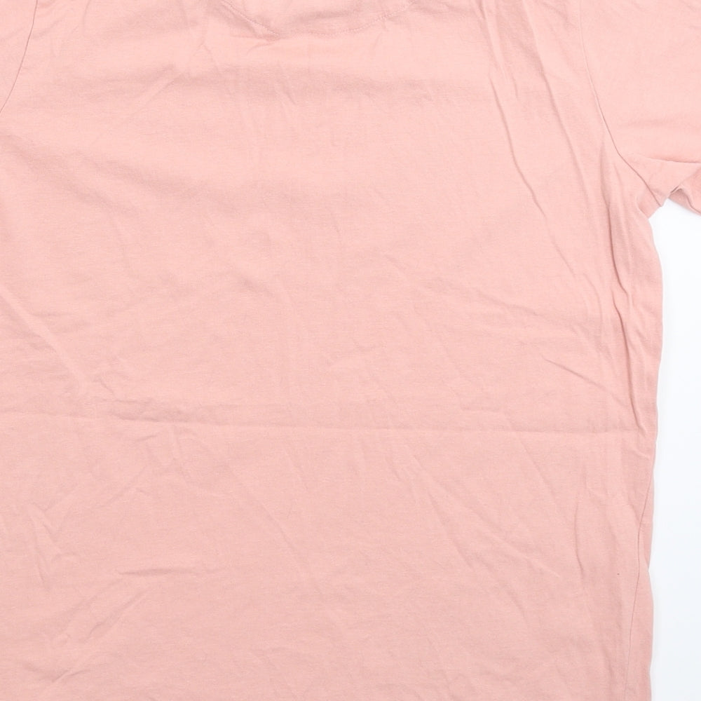 Marks and Spencer Boys Pink Basic T-Shirt Size 13-14 Years