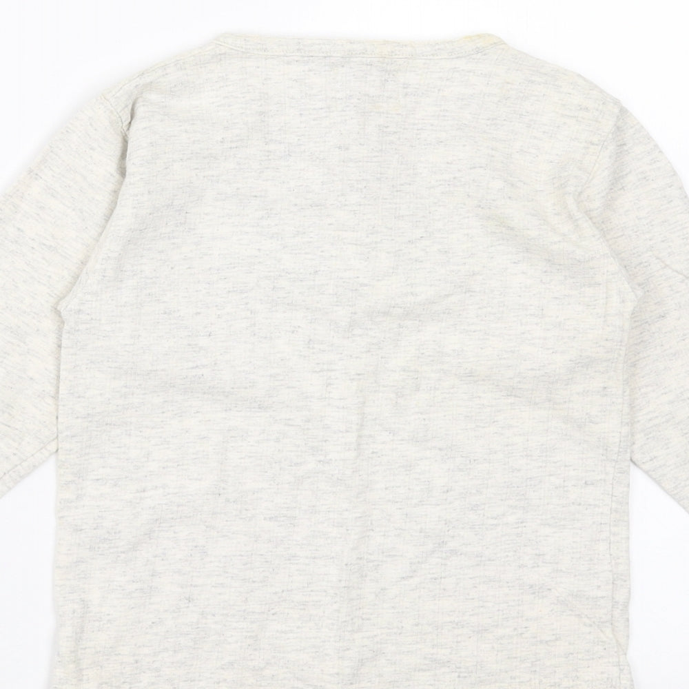 The Trader Jeans Company Boys Ivory Basic T-Shirt Size 5 Years