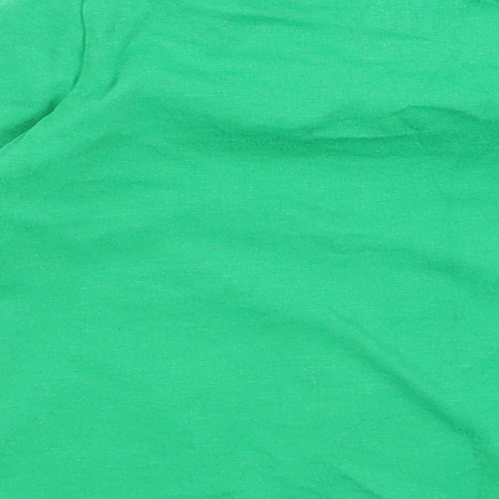 F&F Baby Green Basic T-Shirt Size 6-9 Months - Santa's Little Helper