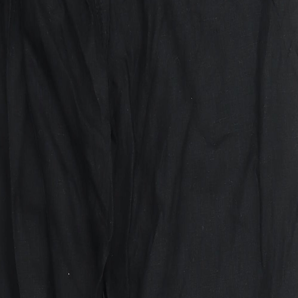 M&S Womens Black Trousers Size 16 L26 in