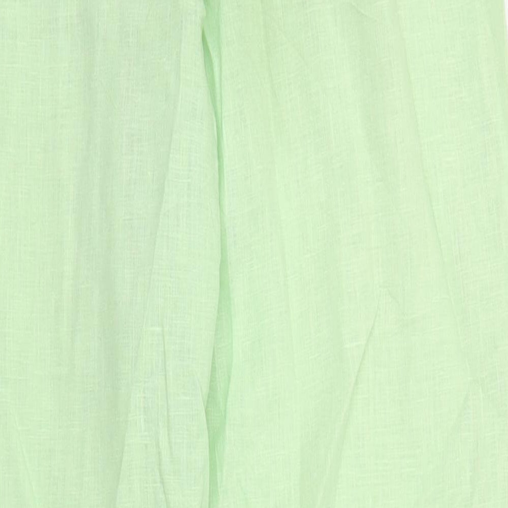 Preworn Womens Green Bloomer Trousers Size M L25 in - Handmade