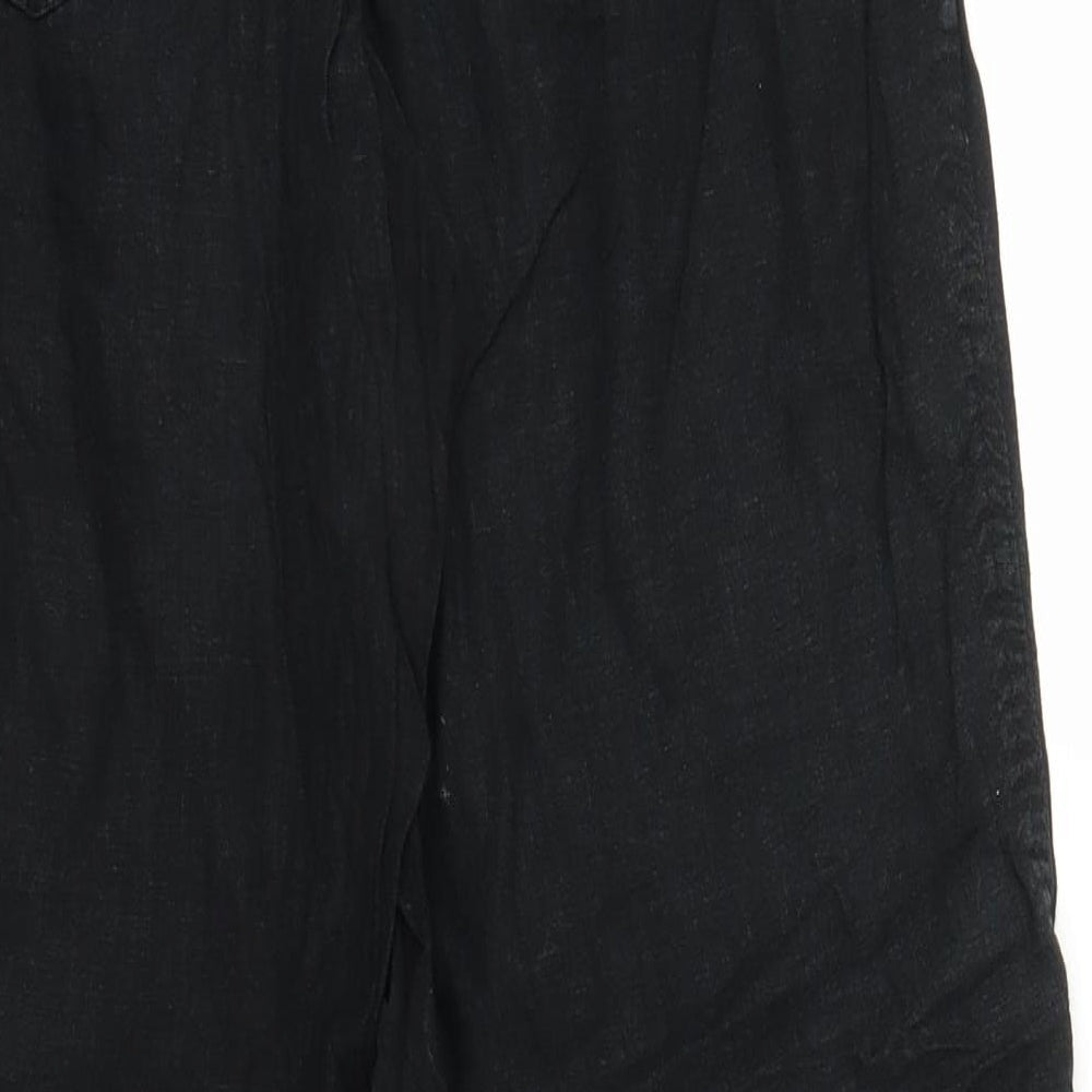 NEXT Womens Black Trousers Size 14 L27 in