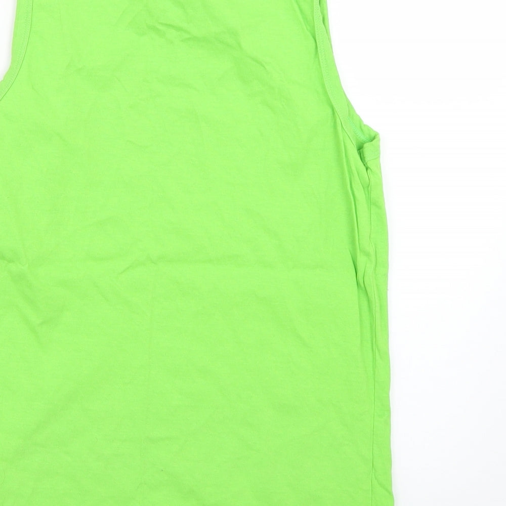 F&F Girls Green Basic T-Shirt Size 11-12 Years