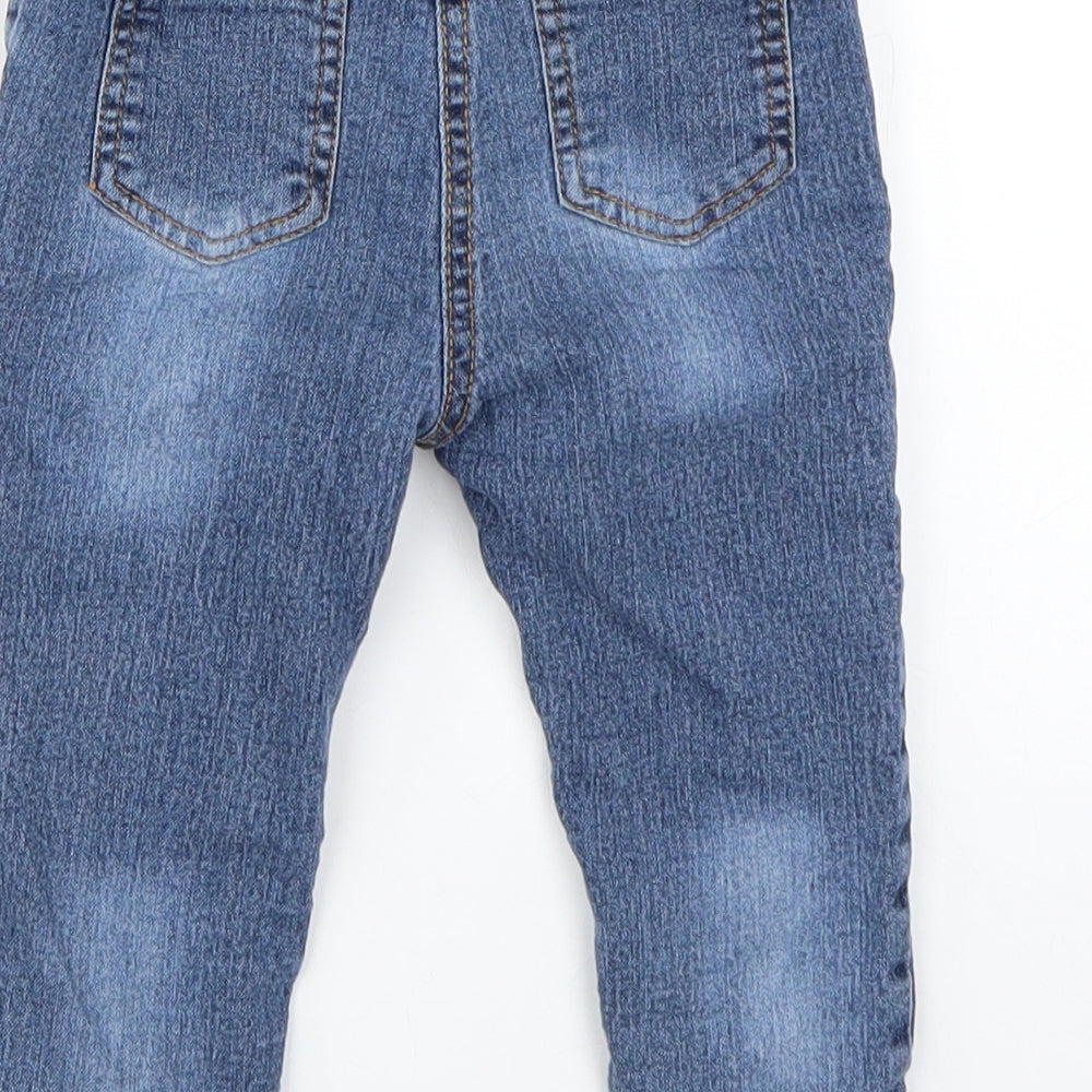 so cute Baby Blue Cropped Jeans Size 12-18 Months