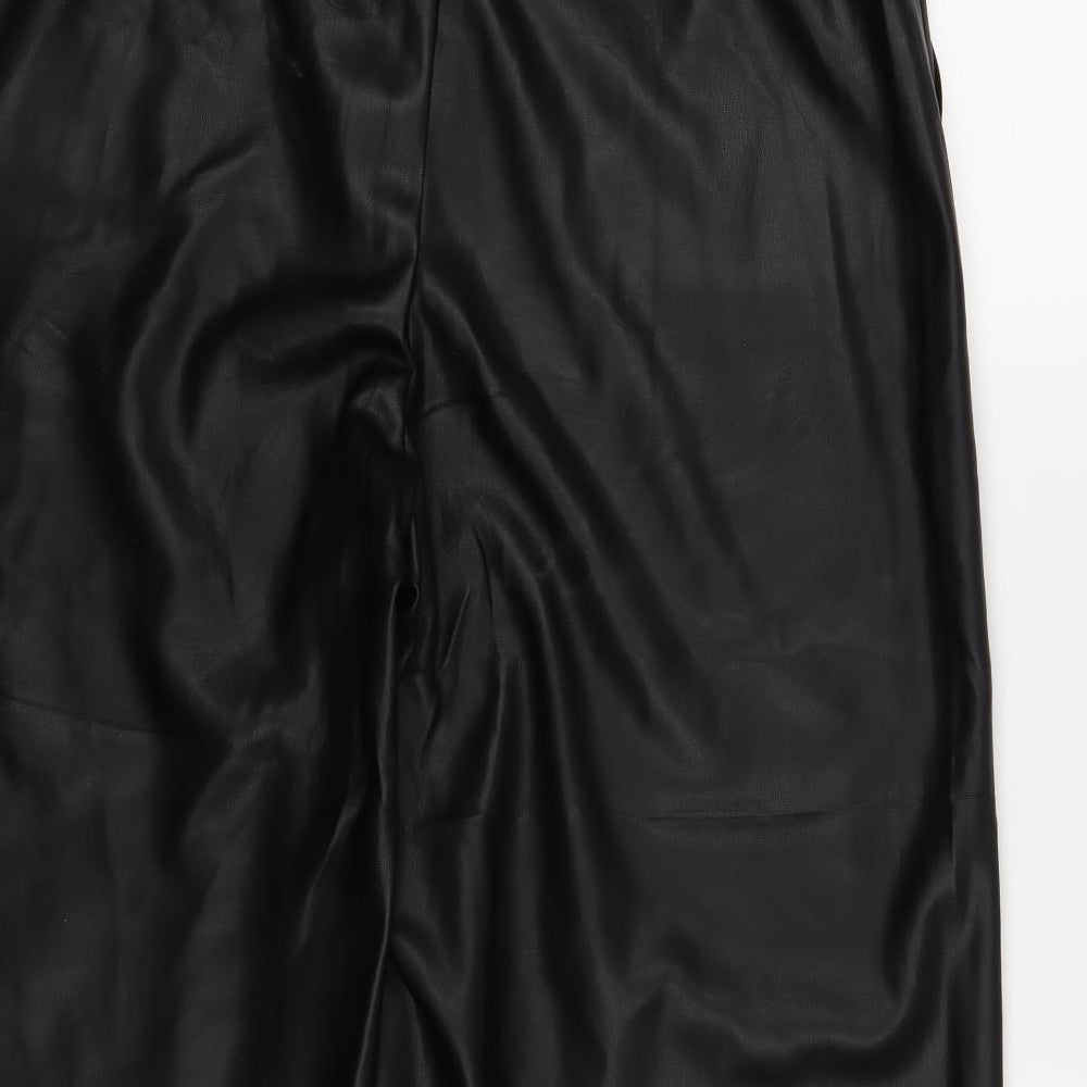 Phase Eight Womens Black Cropped Trousers Size 16 L25 in