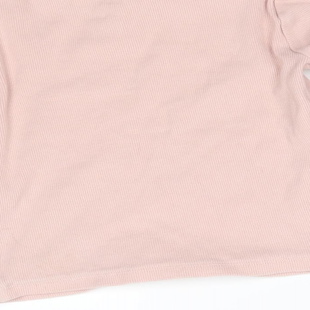 F&F Girls Pink Pullover Jumper Size 5-6 Years
