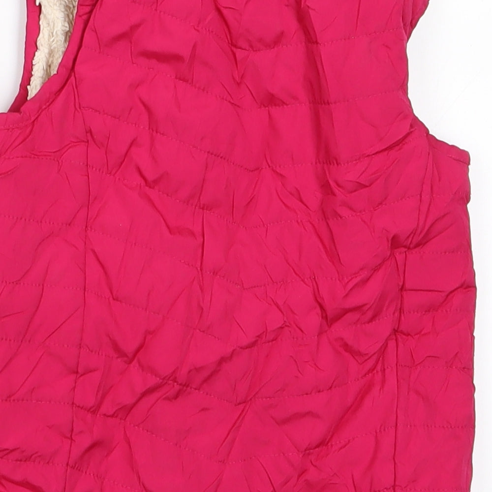 Gap Girls Pink Gilet Coat Size 2 Years