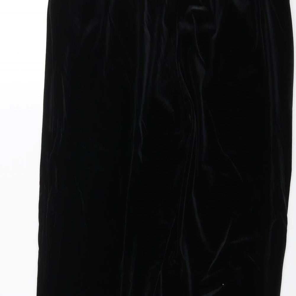 Marks and Spencer Womens Black Trousers Size 12 L30 in