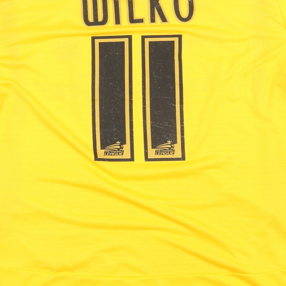 Umbro Mens Yellow Basic T-Shirt Size L - Nottingham Forest FC