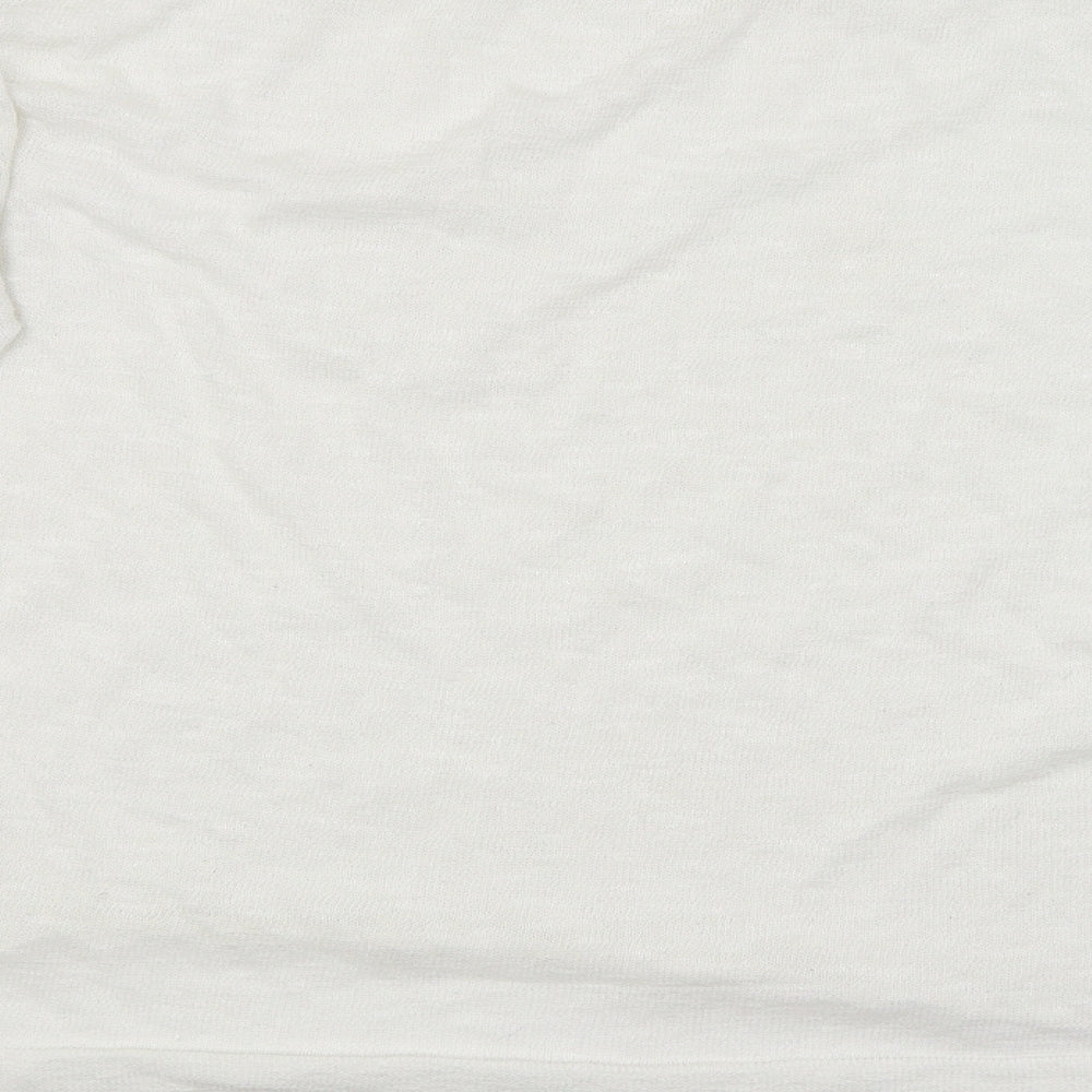H&M Womens White Pullover Jumper Size L