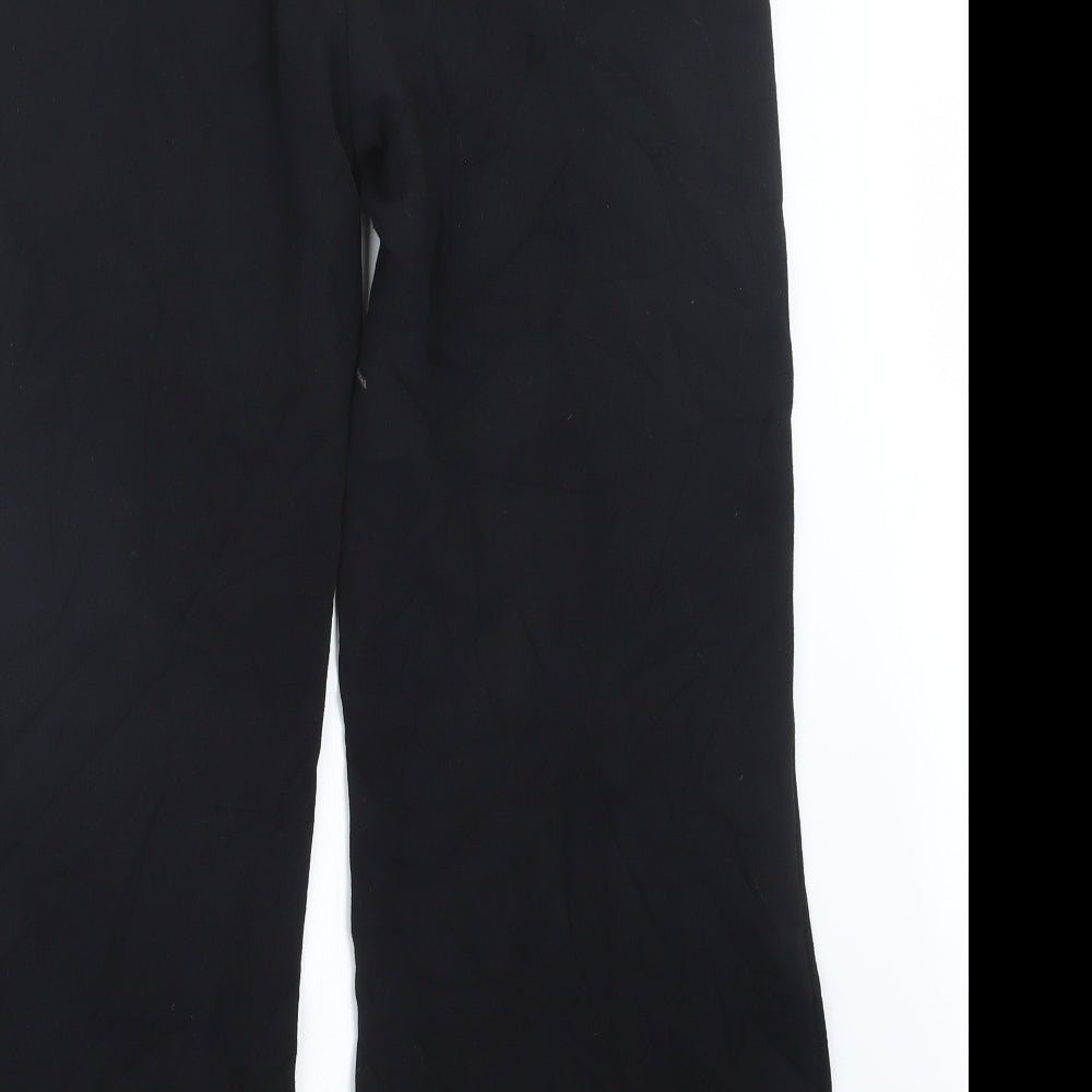 Marks and Spencer Womens Black Trousers Size 12 L27 in