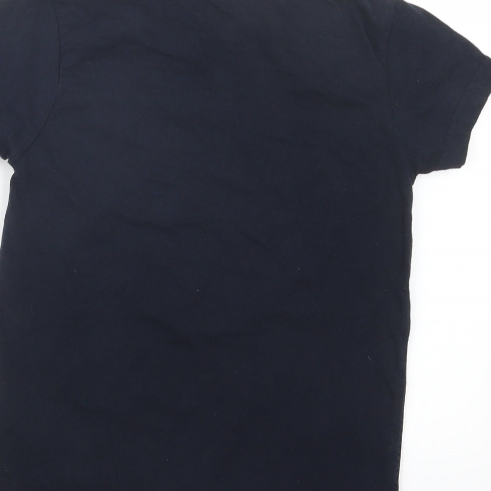 Rebel Boys Blue Basic T-Shirt Size 5-6 Years