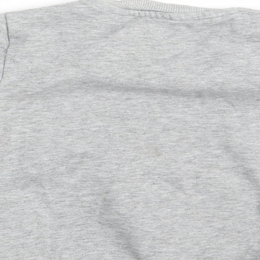 F&F Girls Grey Pullover Jumper Size 2-3 Years - Seasonal Christmas Festive Holiday