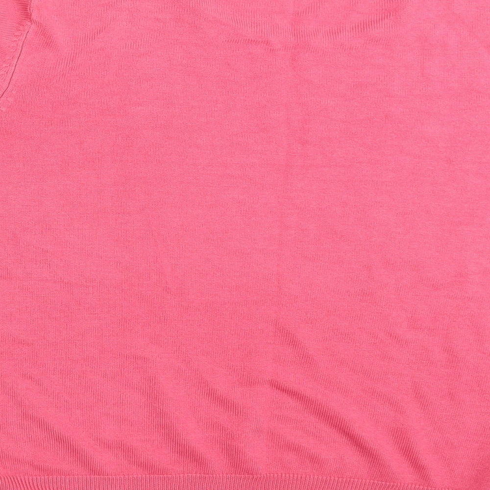 Preworn Womens Pink Pullover Jumper One Size
