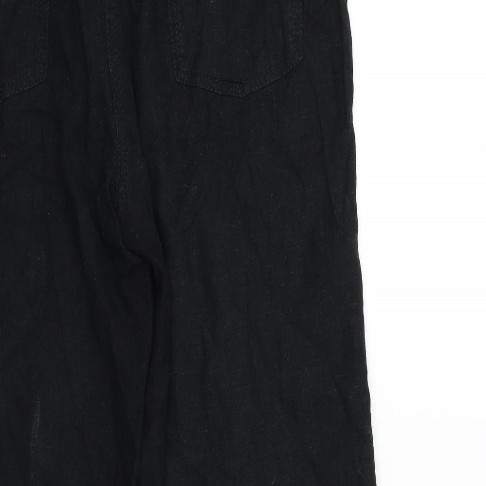 M&S Womens Black Trousers Size 12 L26 in
