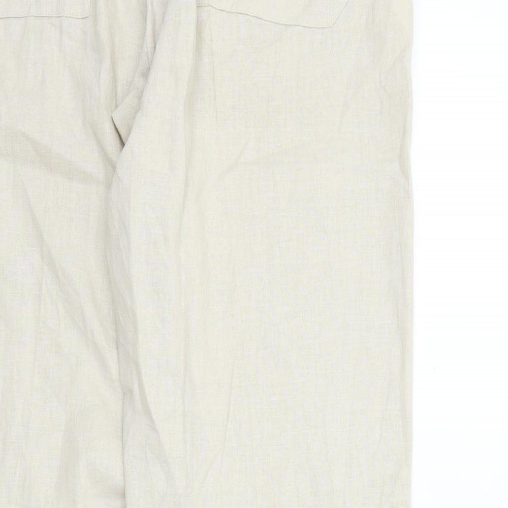 Tonger Womens Beige Trousers Size 2XL L31 in