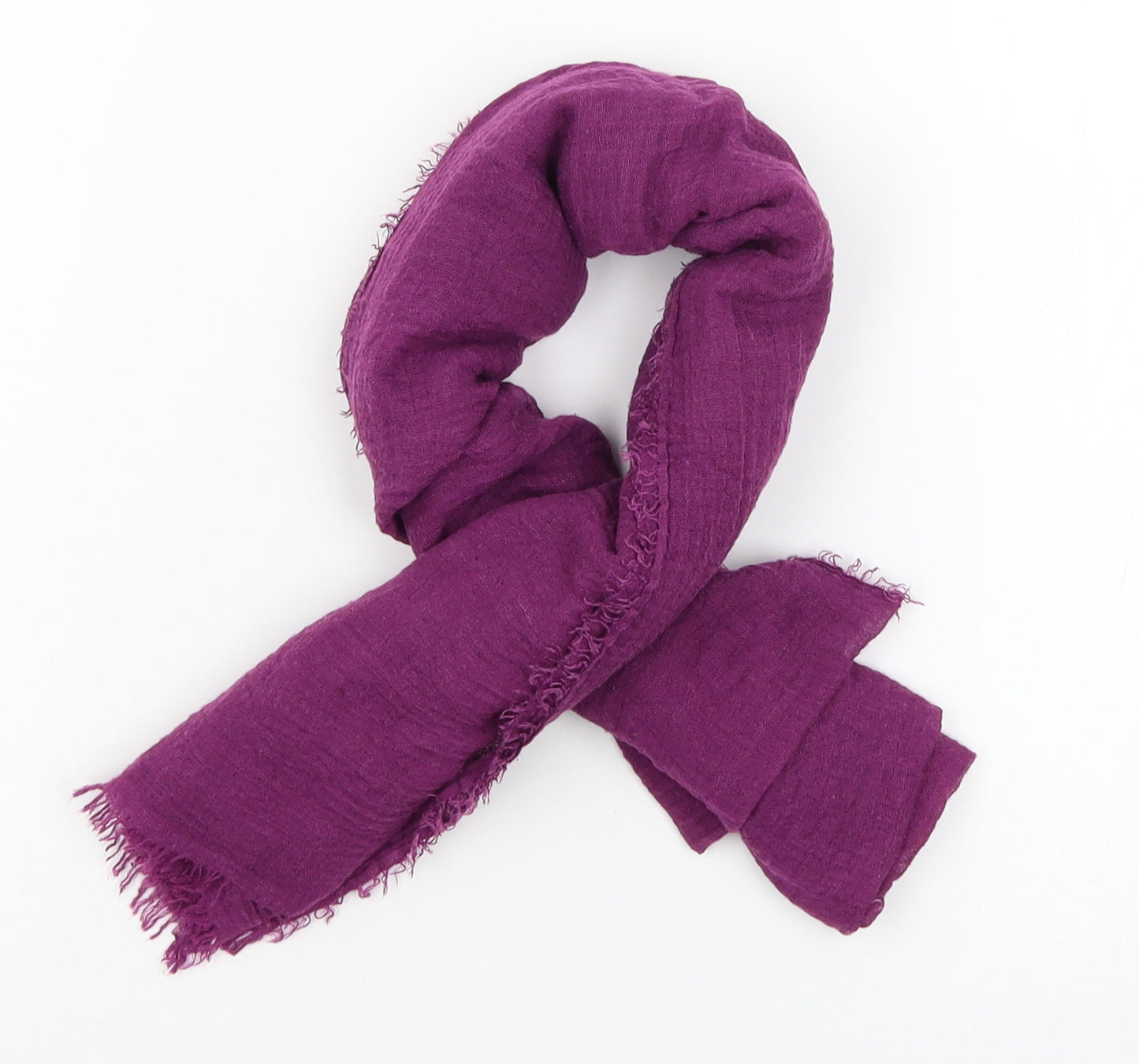 Preworn Womens Purple Jersey Scarf