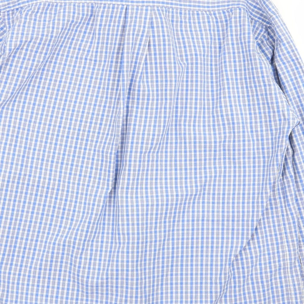 BHS Mens Multicoloured Check Button-Up Size M