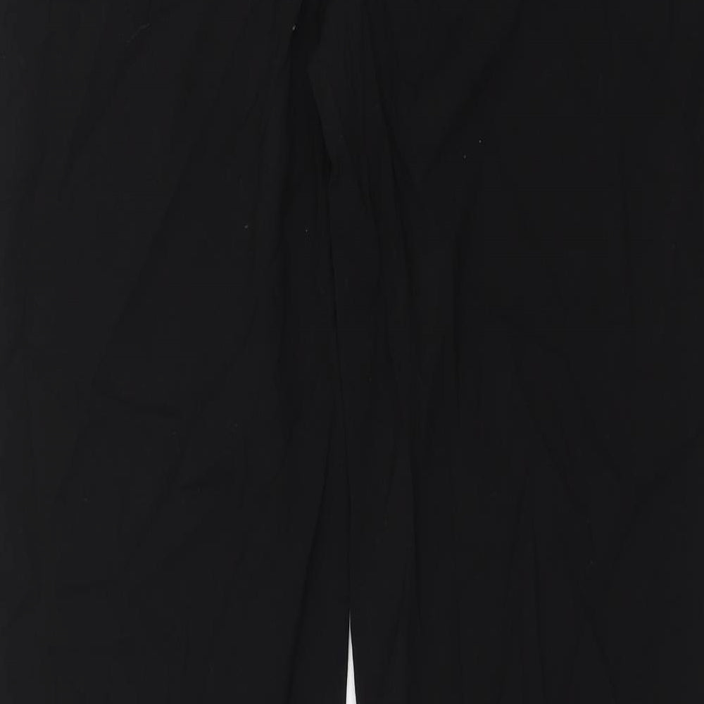 Kaliko Womens Black Trousers Size 10 L28 in