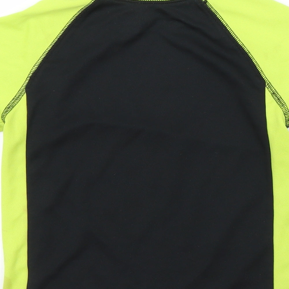 Jumping Beans Boys Black Basic T-Shirt Size 5-6 Years