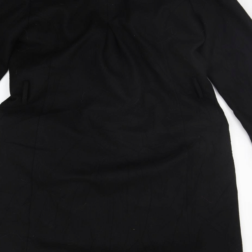 Roman Womens Black Jacket Coat Size S
