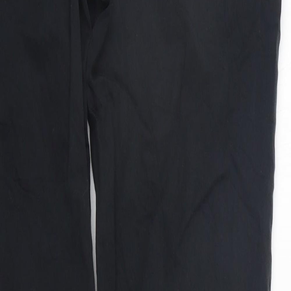 Marks and Spencer Womens Black Sweatpants Trousers Size 10 L28 in