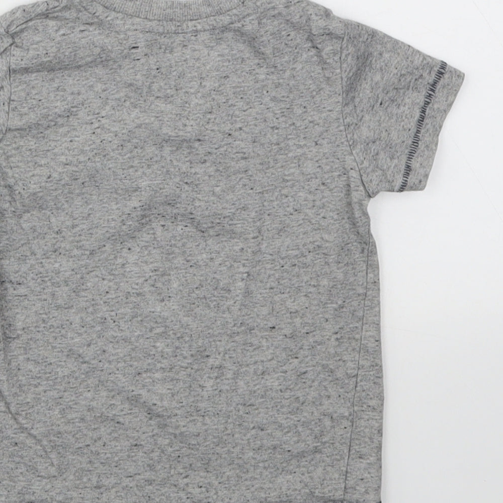 Matalan Boys Grey Basic T-Shirt Size 12-18 Months