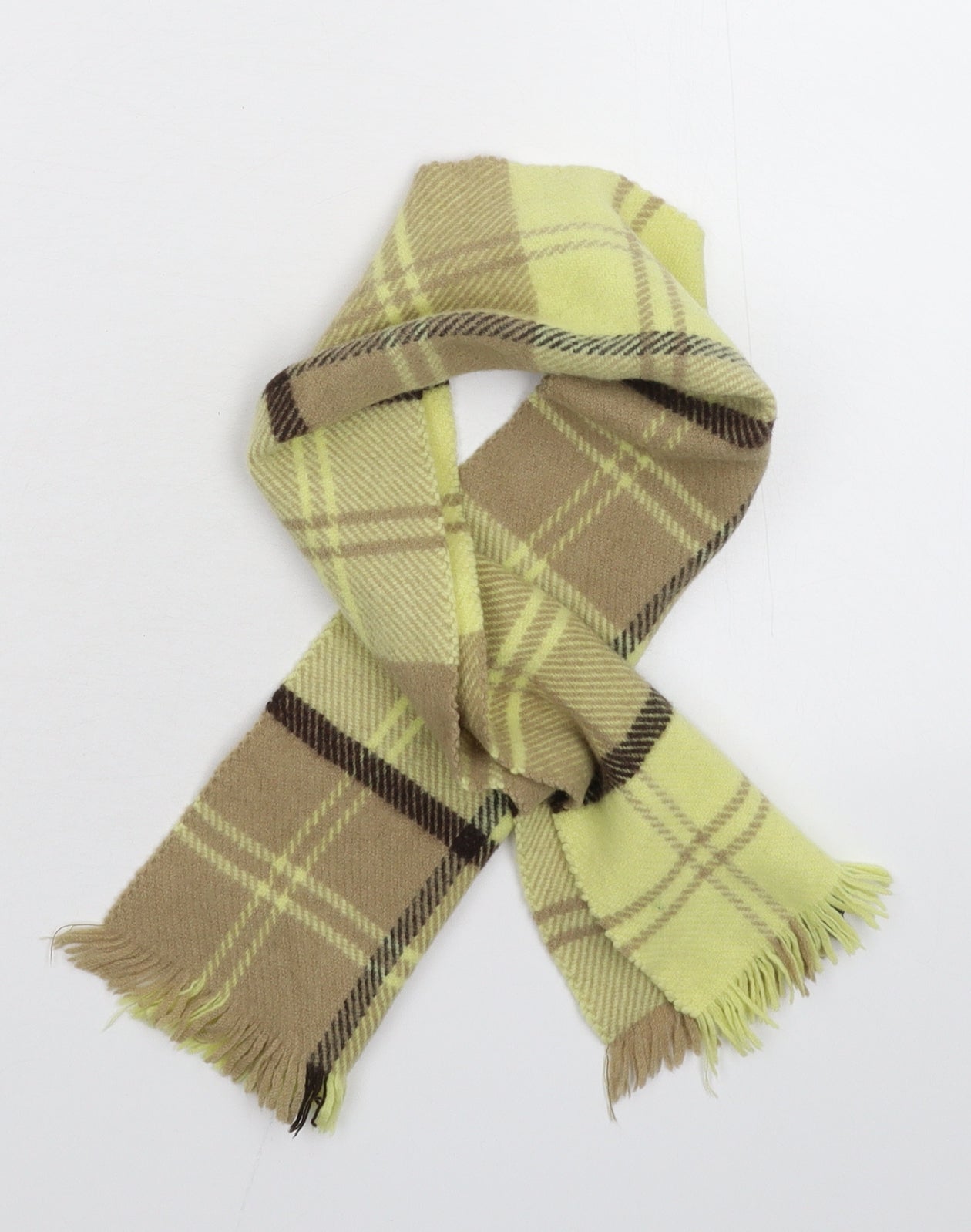 Preworn Unisex Multicoloured Camouflage Knit Scarf One Size