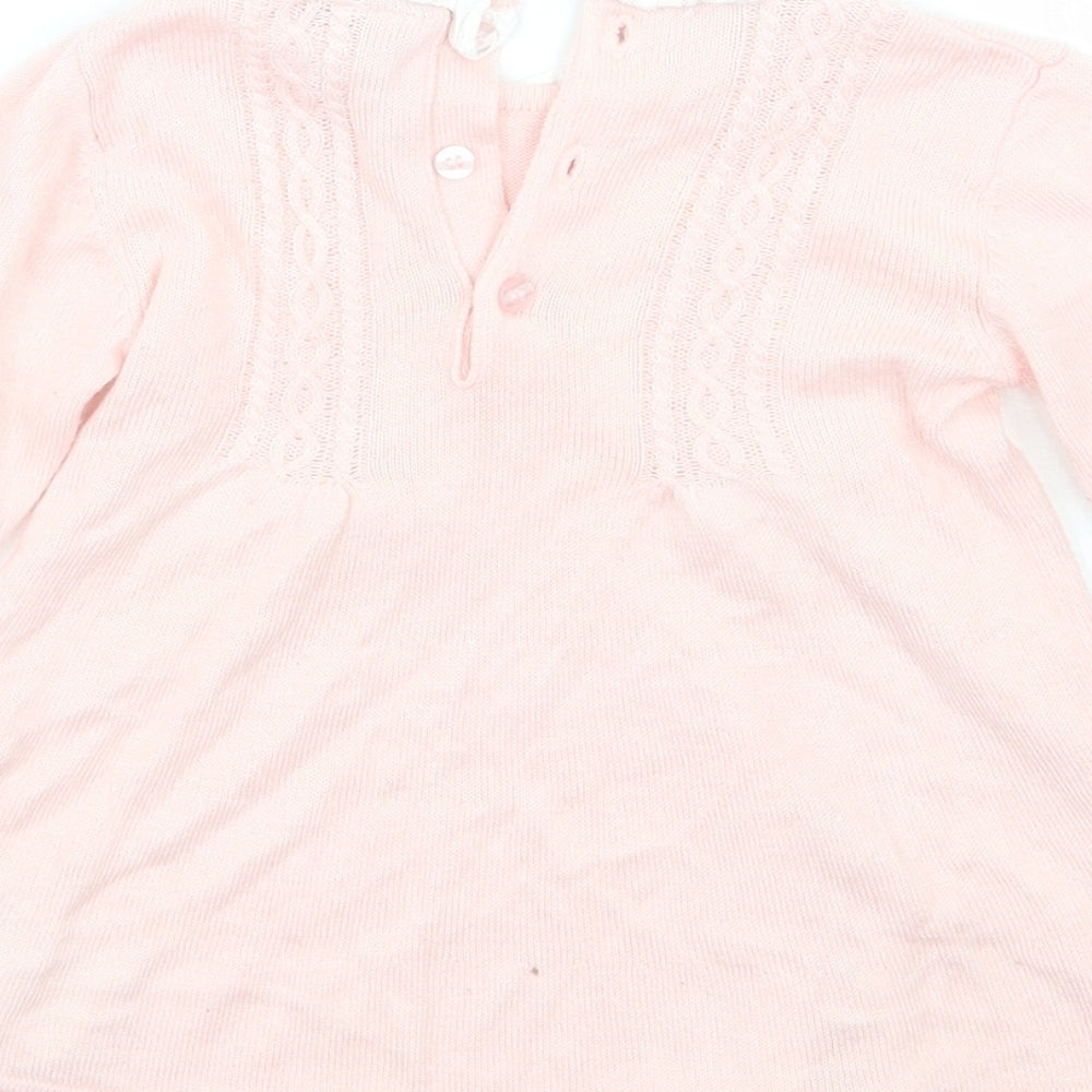 Mayoral Girls Pink A-Line Size 12 Months