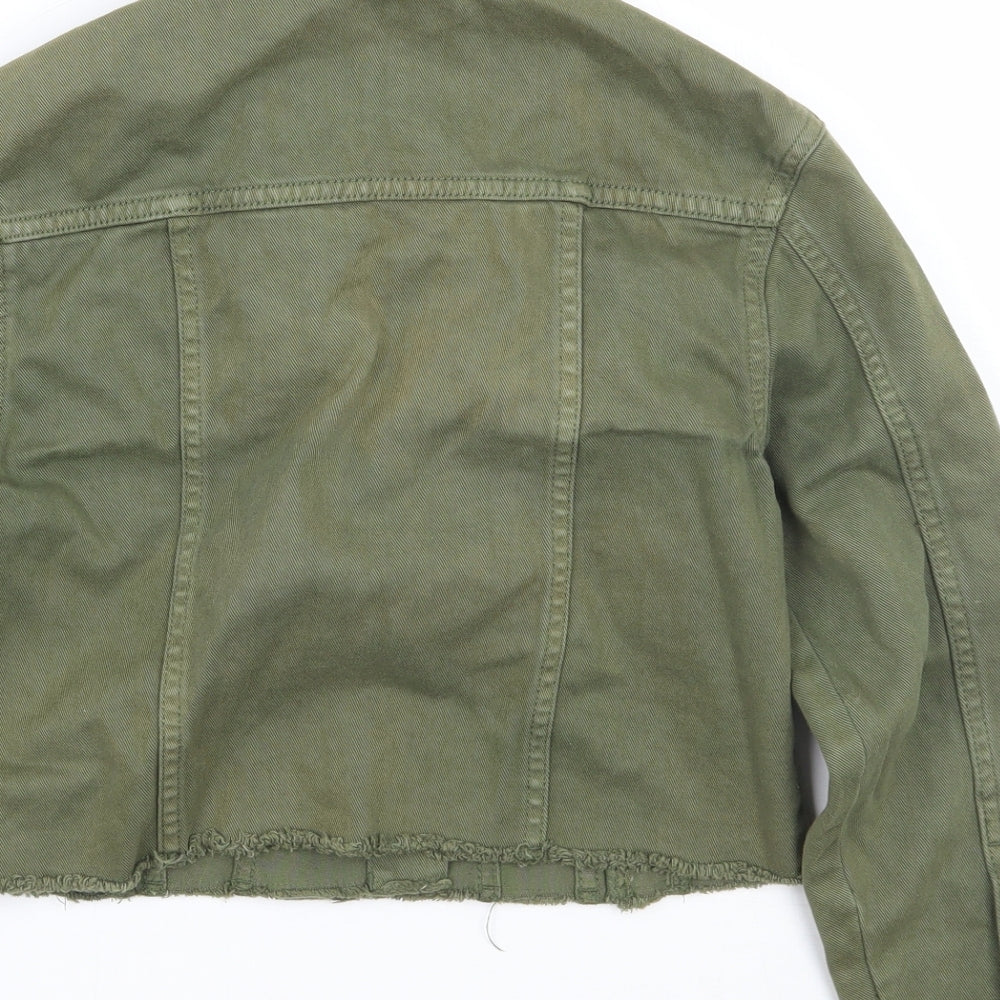 Candy Couture Girls Green Jacket Coat Size 9 Years