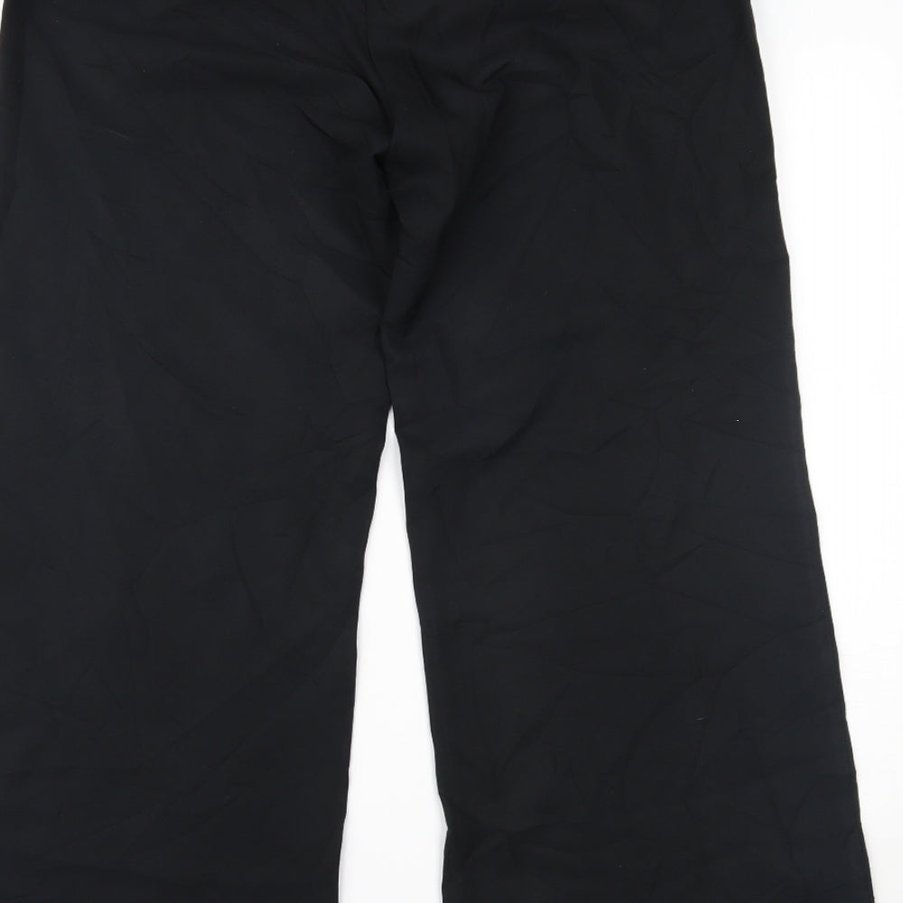 DUNNES Womens Black Trousers Size 12 L27 in