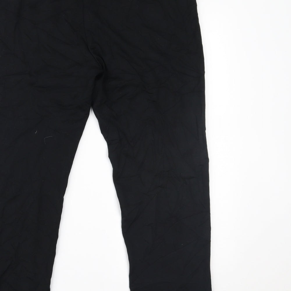 Marks and Spencer Womens Black Trousers Size 16 L22 in
