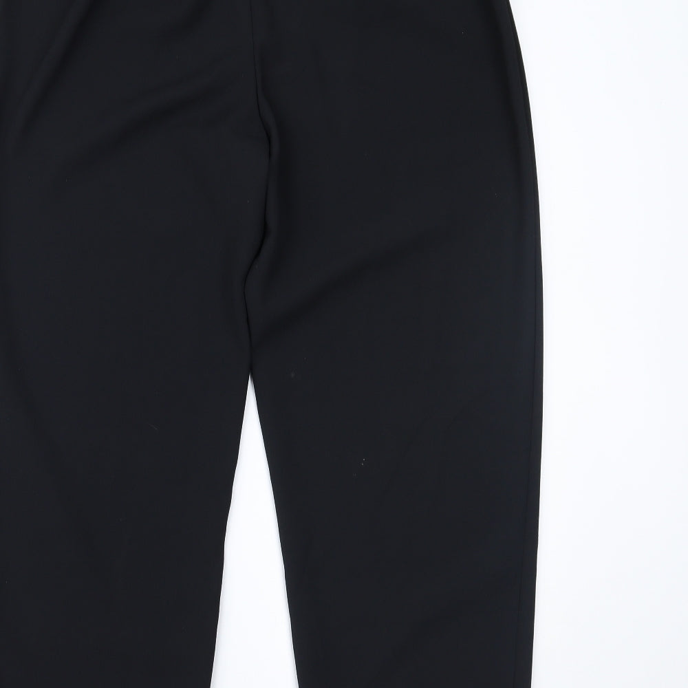 Satsuma London Womens Black Trousers Size 14 L25 in