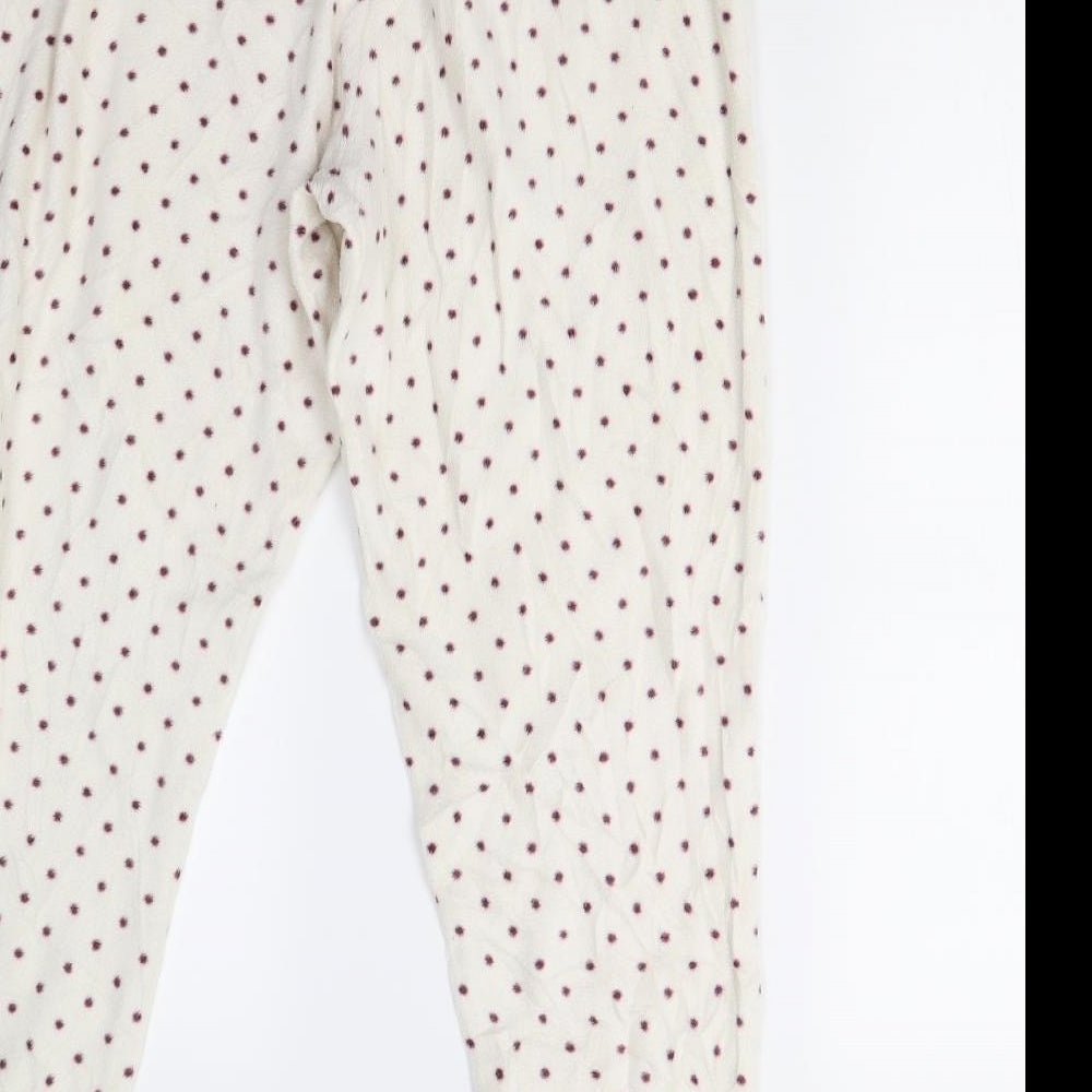 New Look Womens Multicoloured Polka Dot Pyjama Pants Size 12