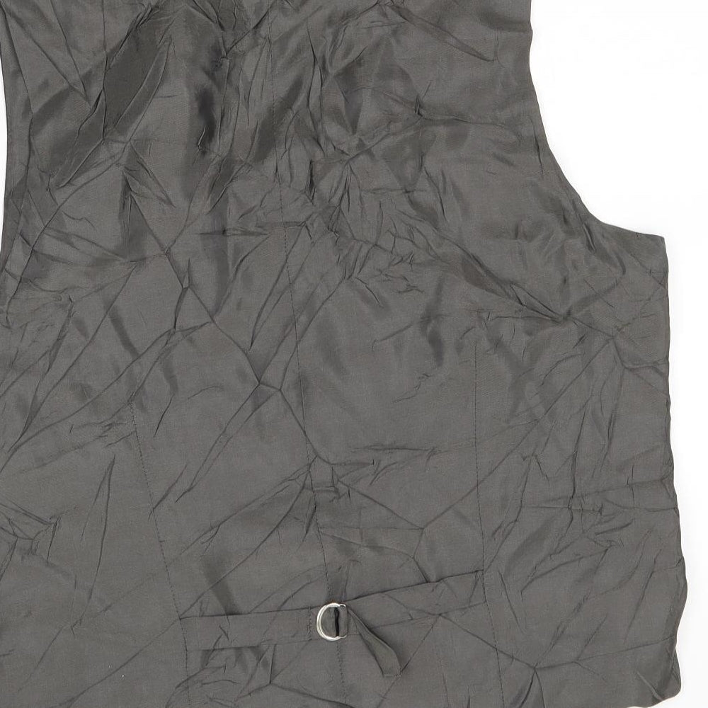 Preworn Mens Grey Jacket Suit Waistcoat