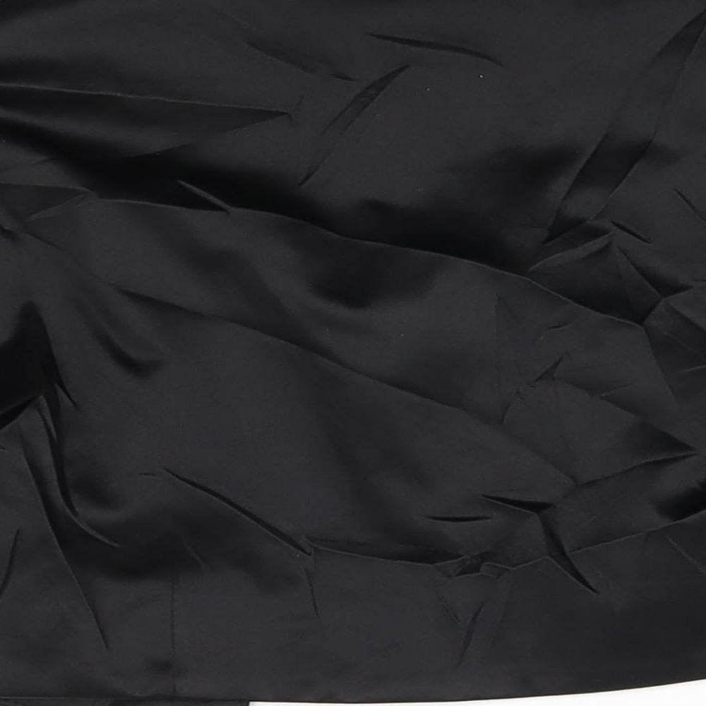 debenahms Womens Black Cardigan Jumper Size 14 - cropped