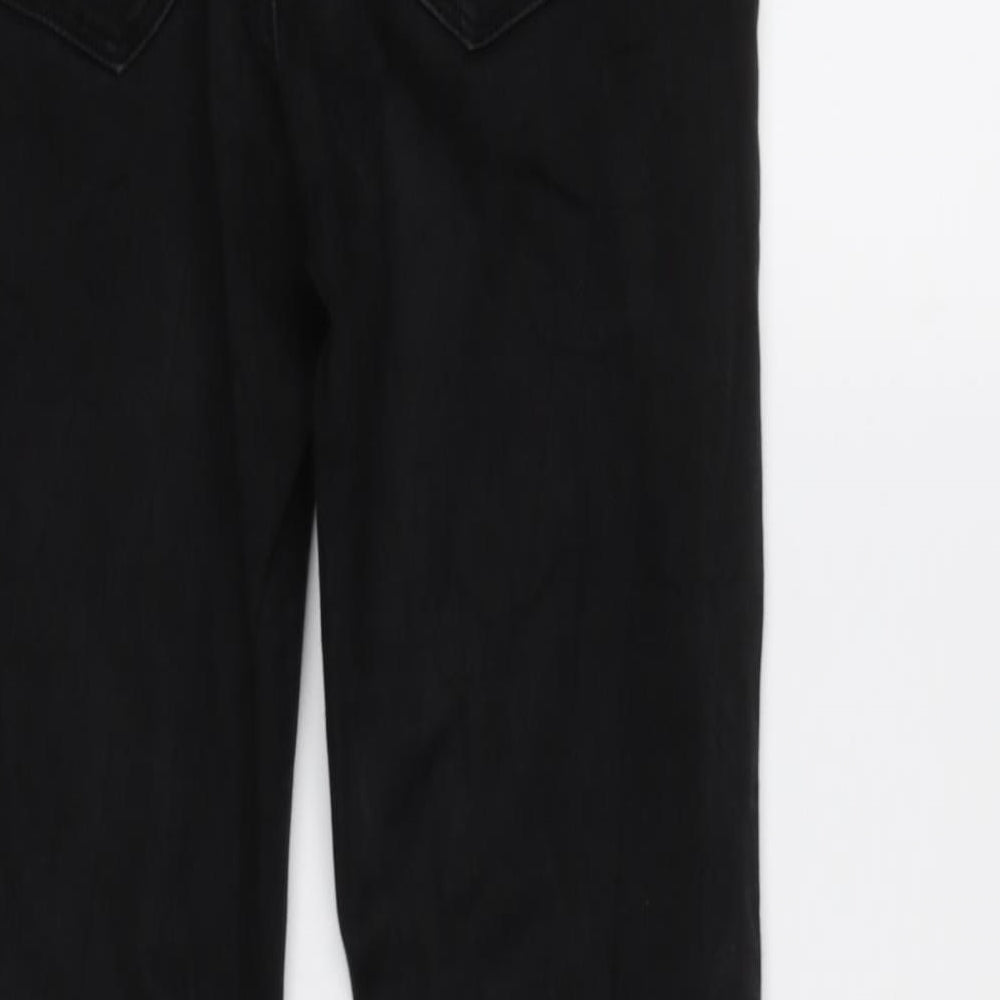 Cubus Womens Black Straight Jeans Size 8 L30 in