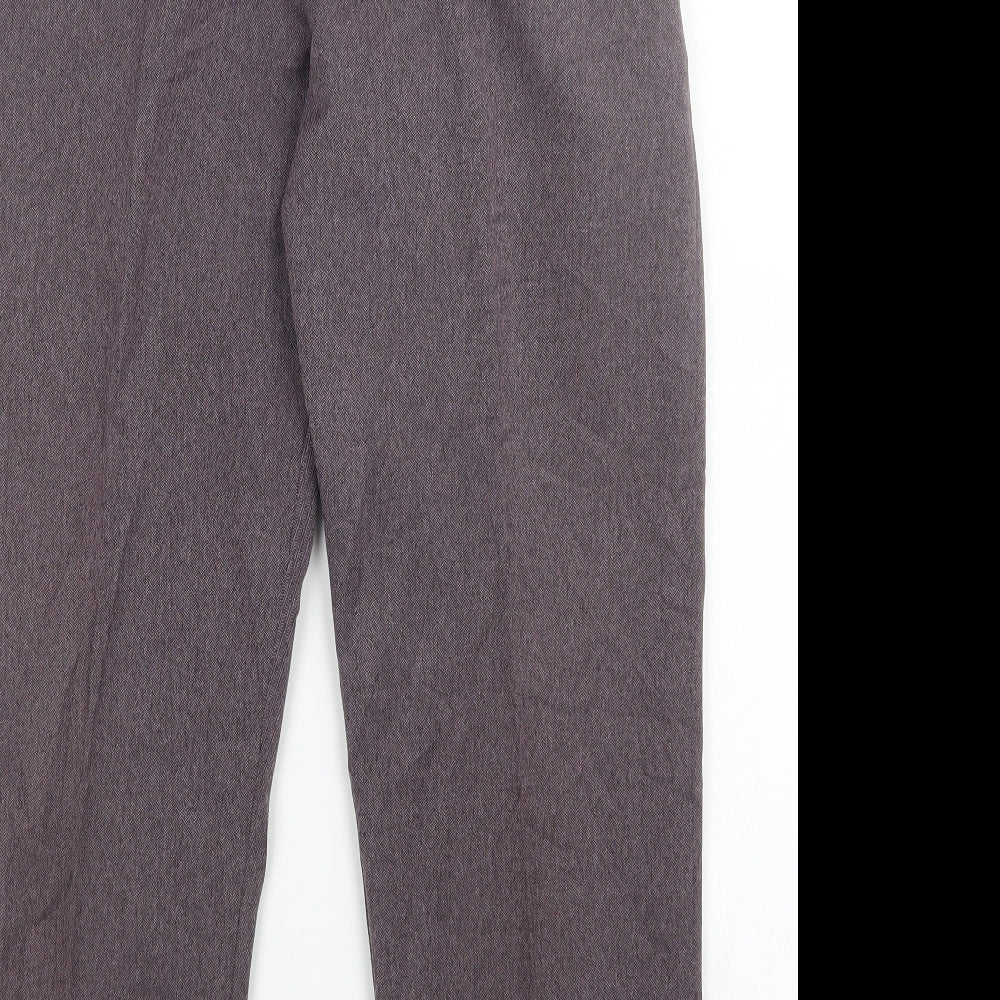 Preworn Womens Purple Trousers Size 12 L25 in