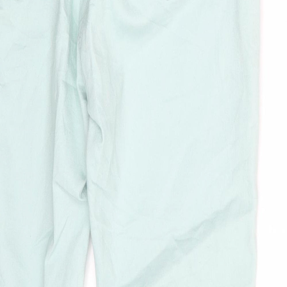 FB Sister Womens Green Denim Skinny Jeans Size L L26 in