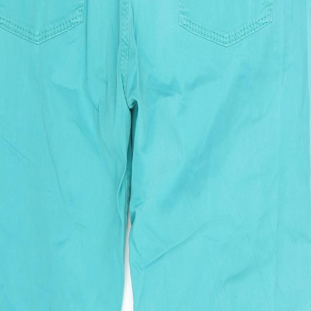 Joker Womens Green Denim Straight Jeans Size 34 in L27 in