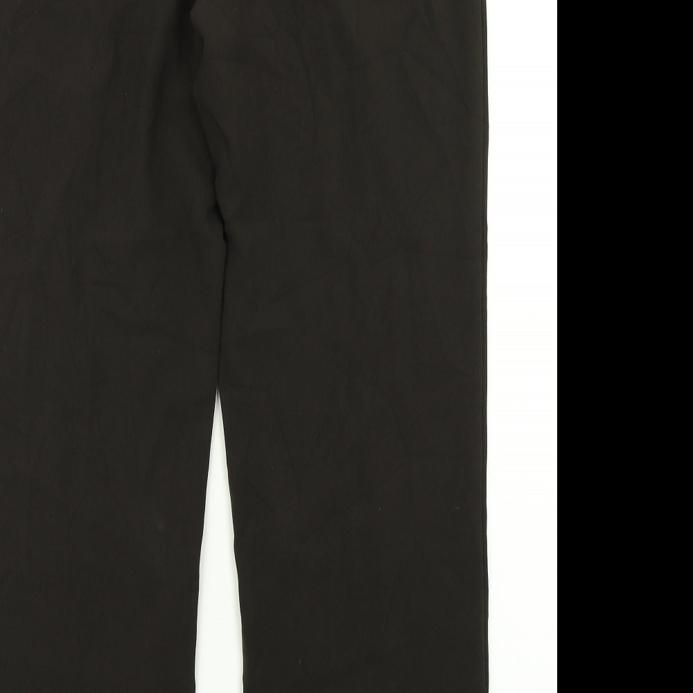 Simply Stock shop Womens Brown Dress Pants Trousers Size 12 L26 in