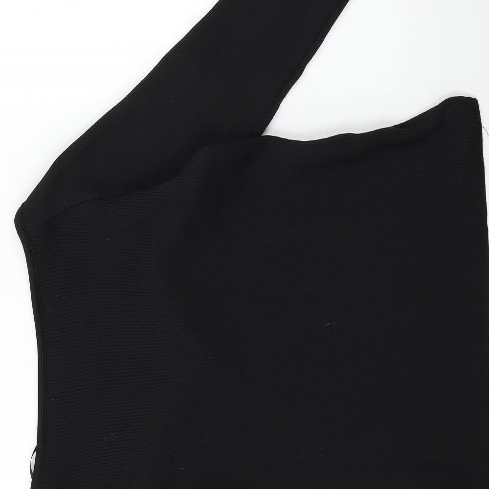 Primark Womens Black Knit Pullover Jumper Size 14